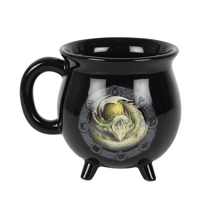 Ostara Colour Changing Cauldron Mug by Anne Stokes - Something ...