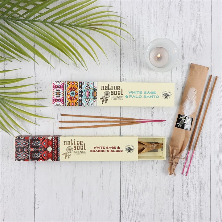 Native Soul White Sage & Palo Santo Incense Sticks - Something