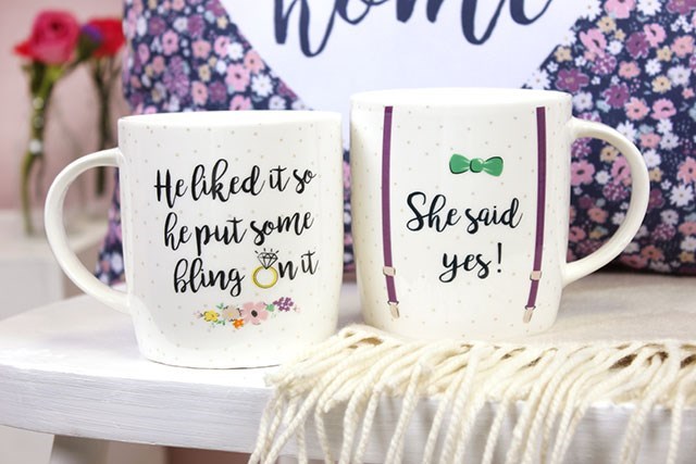 His Hers Mugs Halloween Gifts Matching Cups Couples Funny Gifts Ideas  Wicked Witch Handsome Devil Husband Wife Boyfriend Girlfriend Birthday 