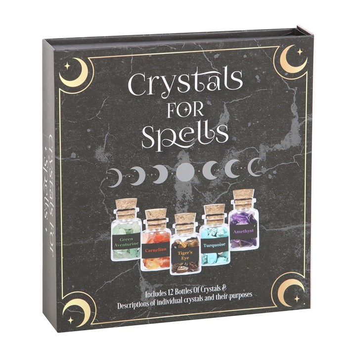 Crystals for Spells Crystal Chip Bottle Gift Set - Something Different ...