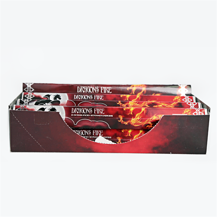 Download Box of 6 Dragon Fire Incense Sticks Wholesale