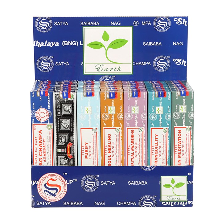 Satya Incense Sticks Display Starter Pack 5