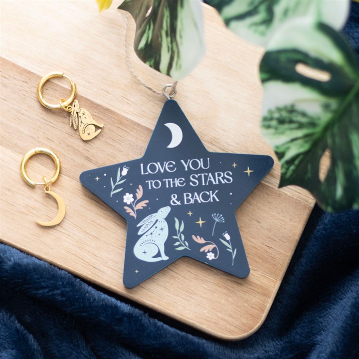 Love You to the Stars and Back Hare Hanging Decoration