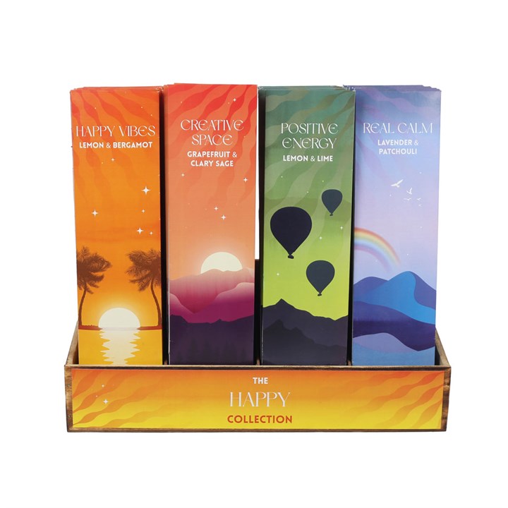 Set of 48 Happy Collection Incense Stick Packs