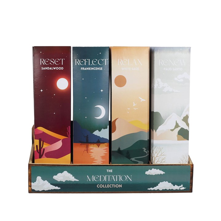 Set of 48 Meditation Collection Incense Stick Packs