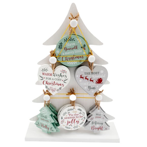 Wooden Christmas Hanging Decoration