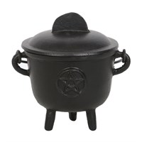 CAST IRON PENTACLE MINI TEA KETTLE – New England Magick