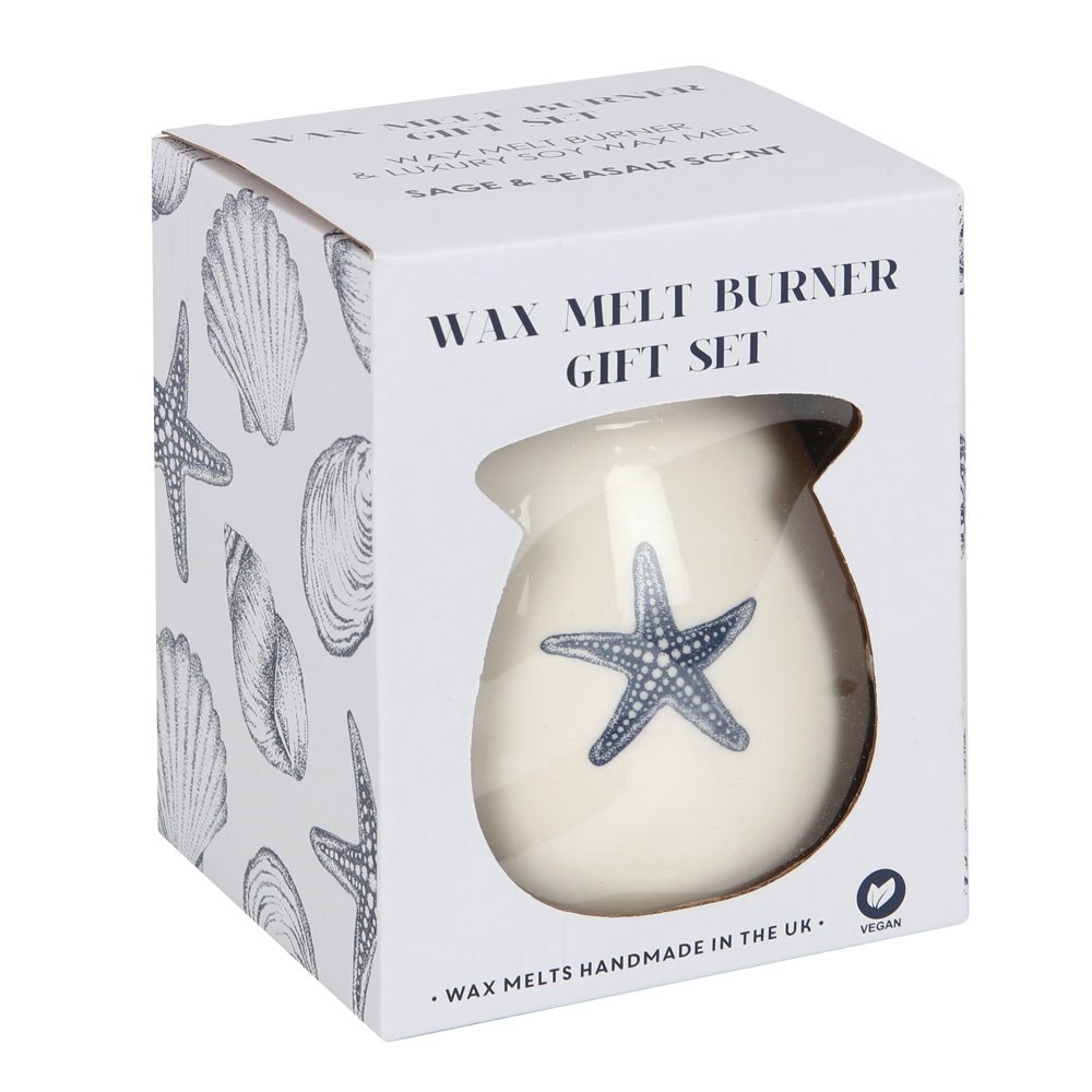 Starfish Wax Melt Burner Gift Set - Something Different Wholesale