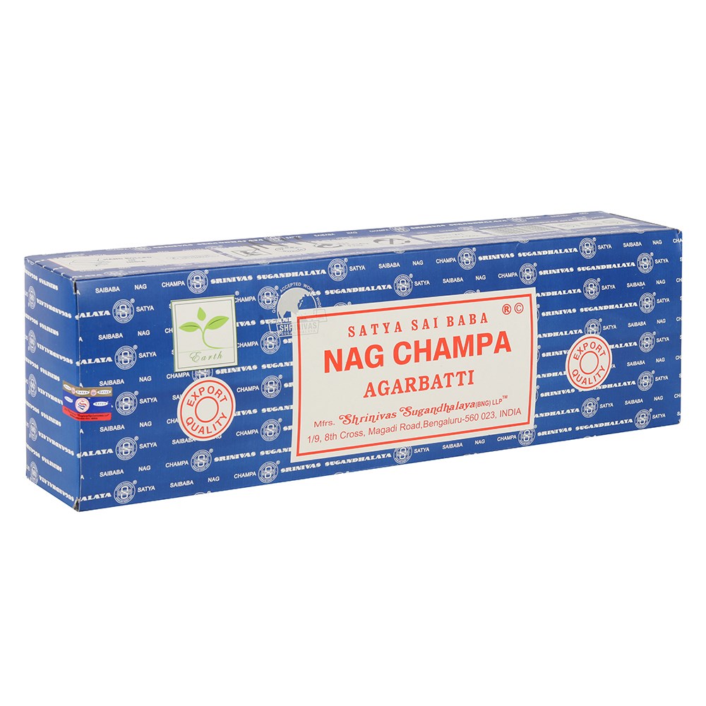 Box of 6 Packs Of 50g Sai Baba Nagchampa Incense Sticks - Something  Different Wholesale