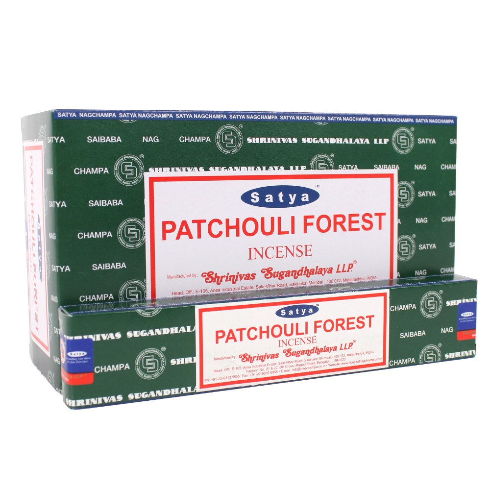 Download Box of 12 Packs of Patchouli Forest Incense Sticks by ...